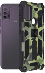 Husa pentru Motorola Moto G10/Moto G20/Moto G30 Techsuit Blazor Series Camo Lime