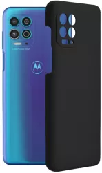 Husa Cu Grad Ridicat de Protectie pentru Motorola Moto G100 Grip Pro B3546 Siliciu Intense Darkness 