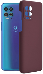 Husa de protectie compatibila cu Motorola Moto G100 Soft Silicon Violet