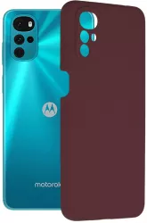 Husa de protectie compatibila cu Motorola Moto G22 Soft Silicon Violet 
