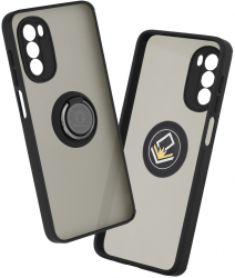 Husa de protectie compatibila cu Motorola Moto G52/G82 5G Metal Negru 