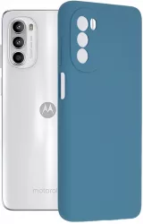 Husa Cu Grad Ridicat de Protectie pentru Motorola Moto G52 4G/Moto G82 5G Ergonomic B3085 Siliciu Albastru 