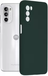 Husa de protectie compatibila cu Motorola Moto G52/G82 5G Soft Silicon Verde