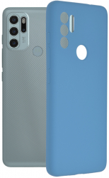 Husa de protectie compatibila cu Motorola Moto G60S Soft Silicon Albastru 