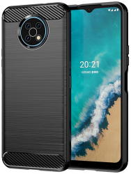 Husa pentru Nokia G50 Carbon Silicone Poliuretan Black 