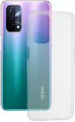 Husa de protectie compatibila cu Oppo A54 5G/A74 5G/OnePlus Nord N200 5G PU Transparenta