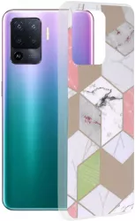 Husa de protectie compatibila cu Oppo Reno5 Lite/A94 4G PU Mov 