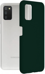 Husa pentru Samsung Galaxy A03s Techsuit Soft Edge Silicone Dark Green 