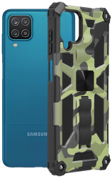Husa pentru Samsung Galaxy A12/A12 Nacho Techsuit Blazor Series Camo Lime 