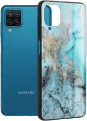 Husa pentru Samsung Galaxy A12/A12 Nacho Policarbonat Blue Ocean 