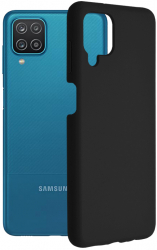 Husa pentru Samsung Galaxy A12/A12 Nacho Techsuit Soft Edge Silicone Black 