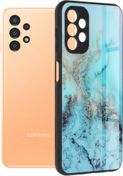 Husa pentru Samsung Galaxy A13 4G Techsuit Glaze Series Blue Ocean 