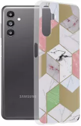 Husa Protectie pentru Samsung Galaxy A13 5G/A04s Grip Pro Marble Series G3333 Termoplastic Purple Hex 