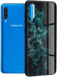 Husa pentru Samsung Galaxy A30s/A50/A50s Techsuit Glaze Series Blue Nebula 
