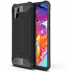 Husa Protectie pentru Samsung Galaxy A51 4G Ergonomic Hybrid Armor O4535 Lexgard Negru 