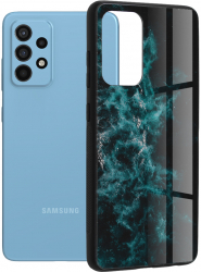 Husa pentru Samsung Galaxy A52 4G/A52 5G/A52s 5G Techsuit Glaze Series Blue Nebula