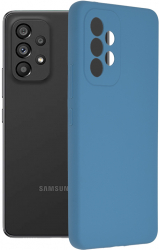 Husa Protectie pentru Samsung Galaxy A53 5G Ergonomic Soft Edge Silicon Flexe O3675 Silicon Flex Albastru 