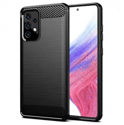 Husa Protectie pentru Samsung Galaxy A53 5G Elite Armor Carbon Silicone O4110 Termoplastic Negru 