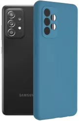 Husa pentru Samsung Galaxy A72 4G/A72 5G Techsuit Soft Edge Silicone Denim Blue 