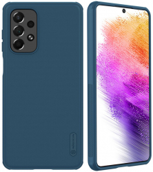 Husa pentru Samsung Galaxy A73 5G Nillkin Super Frosted Shield Pro Blue 