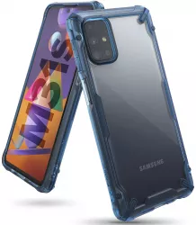 Husa pentru Samsung Galaxy M31s Ringke Fusion X Design Space Blue