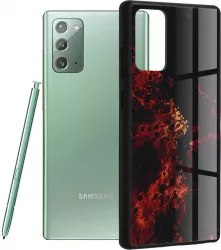 Husa Protectie pentru Samsung Galaxy Note 20/Note 20 5G Precision Fit Glaze Series O4179 Lexgard Rosu Nebula 