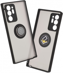 Husa Protectie pentru Samsung Galaxy Note 20 Ultra/Note 20 Ultra 5G Heavy Duty Glinth O4671 Metal Negru 
