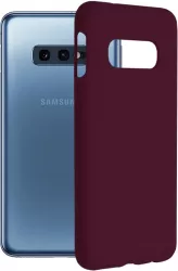 Husa de protectie compatibila cu Samsung Galaxy S10e Soft Silicon Violet 