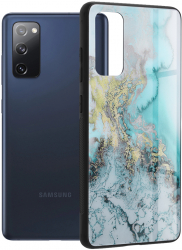 Husa de protectie compatibila cu Samsung Galaxy S20 FE/S20 FE 5G PC Bleu 