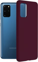 Husa pentru Samsung Galaxy S20 Plus 4G/S20 Plus 5G Silicon Plum Violet 