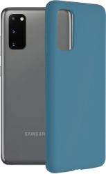 Husa pentru Samsung Galaxy S20 4G/S20 5G Techsuit Soft Edge Silicone Denim Blue 