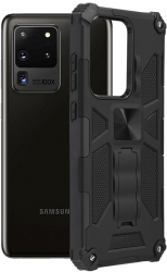 Husa Protectie pentru Samsung Galaxy S20 Ultra/S20 Ultra 5G Precision Cut Blazor Series O4939 Termoplastic Negru 