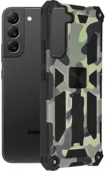 Husa Cu Grad Ridicat de Protectie pentru Samsung Galaxy S22 Plus 5G Xtreme Armor B3704 Thermoresistant plastic Camo Lime 