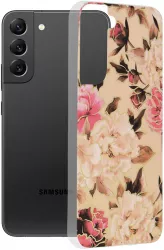 Husa pentru Samsung Galaxy S22 Plus Techsuit Marble Series Mary Berry Nude 