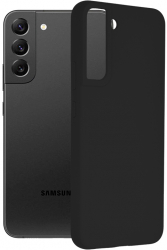 Husa Protectie pentru Samsung Galaxy S22 Plus 5G Precision Fit Soft Edge Silicon Flexe O5529 Silicon Flex Negru 