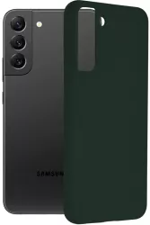 Husa de protectie compatibila cu Samsung Galaxy S22 Plus 5G Soft Silicon Verde 