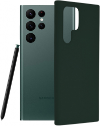 Husa pentru Samsung Galaxy S22 Ultra 5G Silicon Dark Green 