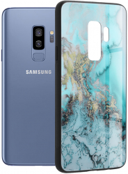 Husa pentru Samsung Galaxy S9 Plus Techsuit Glaze Series Blue Ocean 