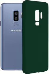 Husa de protectie pentru Samsung Galaxy S9 Plus Techsuit Soft Edge Silicone Dark Green 