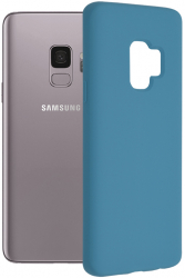 Husa pentru Samsung Galaxy S9 Techsuit Soft Edge Silicone Denim Blue