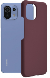 Husa de protectie compatibila cu Xiaomi Mi 11 Lite/11 Lite 5G/11 Lite 5G NE Soft Silicon Violet 