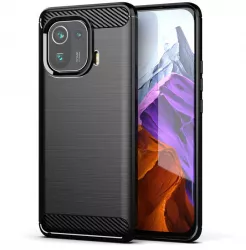 Husa Protectie pentru Xiaomi Mi 11 Pro Precision Cut Carbon Silicone O4054 Termoplastic Negru 
