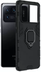 Husa Cu Grad Ridicat de Protectie pentru Xiaomi Mi 11 Ultra Ergonomic B4904 Thermoresistant plastic Intense Darkness 