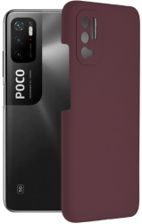 Husa de protectie compatibila cu Xiaomi Redmi Note 10 5G/Poco M3 Pro 5G Soft Silicon Violet 