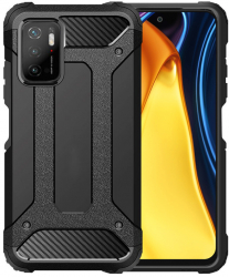 Husa pentru Xiaomi Redmi Note 10 5G/Poco M3 Pro 5G Policarbonat Black 