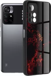 Husa de protectie compatibila cu Xiaomi Poco M4 Pro 5G PC Rosu 