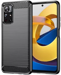 Husa de protectie compatibila cu Xiaomi Poco M4 Pro 5G PU Negru
