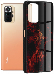 Husa Protectie pentru Xiaomi Rosumi Note 10 Pro/Note 10 Pro Max Elite Armor Glaze Series O4119 Lexgard Rosu Nebula 