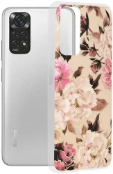 Husa de protectie compatibila cu Xiaomi Redmi Note 11/Note 11S PU Bej 