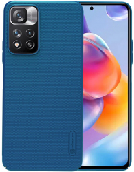 Husa pentru Xiaomi Redmi Note 11 Pro+ 5G Nillkin Super Frosted Shield Blue 